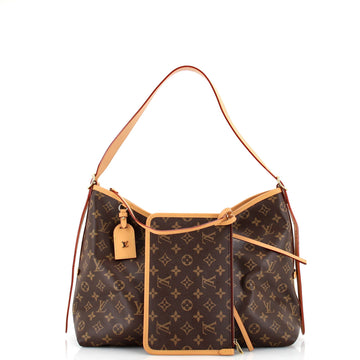 Louis Vuitton CarryAll Hobo Monogram Canvas MM