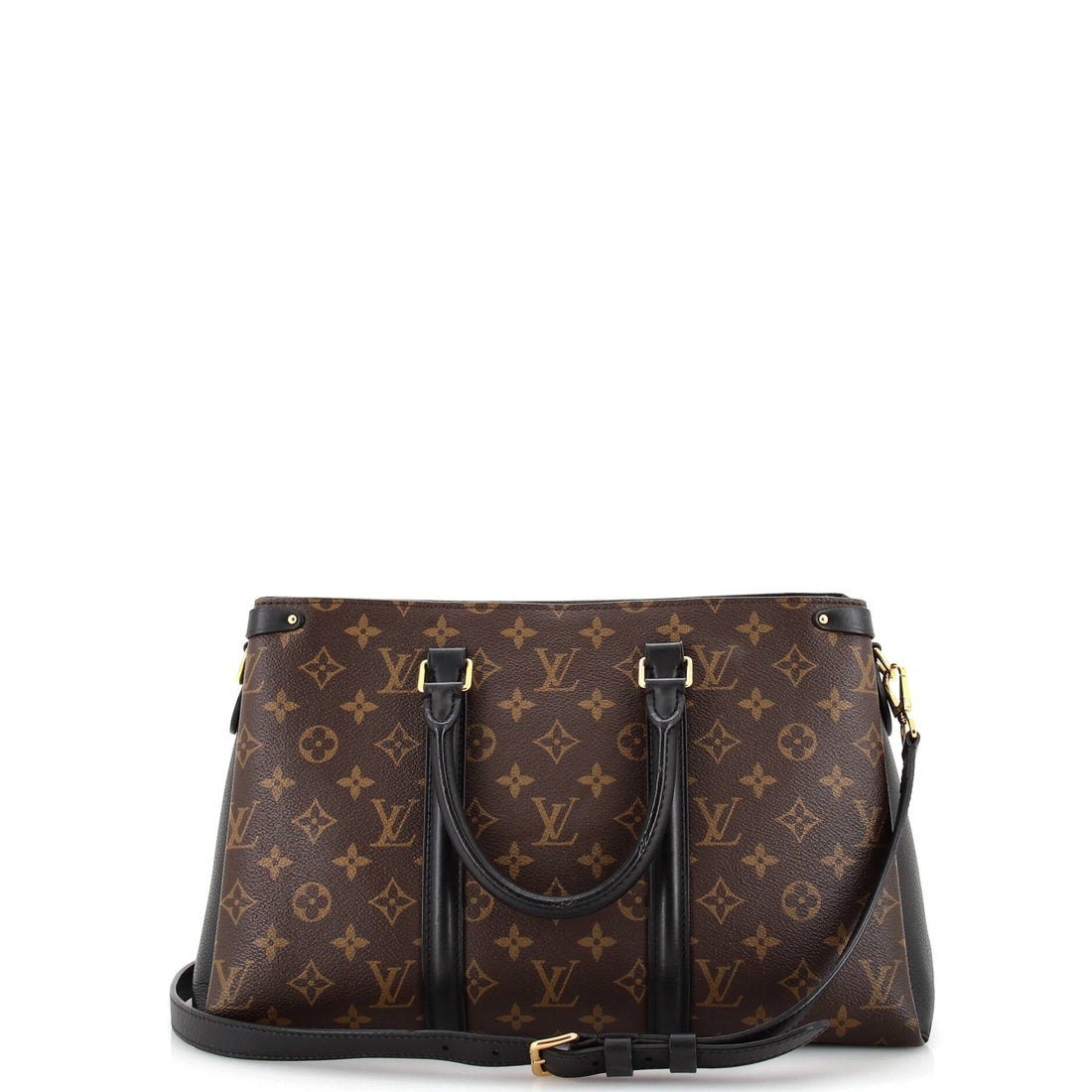 Louis Vuitton Soufflot Tote Monogram Canvas with Leather MM