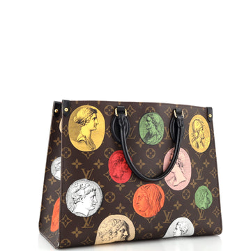Louis Vuitton OnTheGo Tote Limited Edition Fornasetti Cameo Monogram Canvas MM