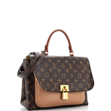 Louis Vuitton Marignan Handbag Monogram Canvas with Leather