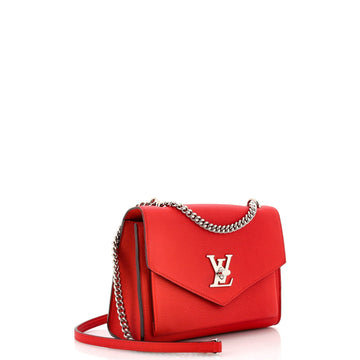 Louis Vuitton Mylockme Monochrome Handbag Leather BB