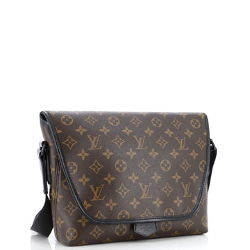 Louis Vuitton Magnetic Messenger Bag Macassar Monogram Canvas