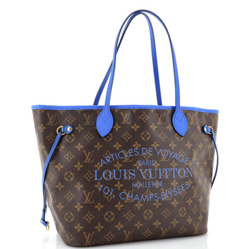 Louis Vuitton Neverfull Tote Limited Edition Ikat Monogram Canvas MM