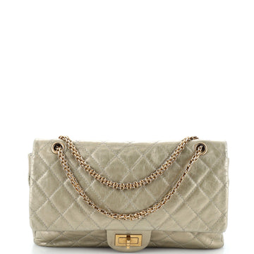 Reissue 2.55 Flap Bag Quilted Metallic Aged Calfskin 226