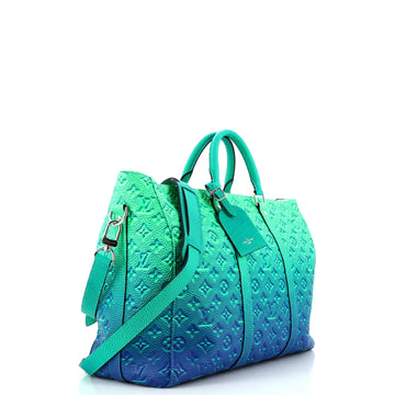 Louis Vuitton Keepall Tote Limited Edition Illusion Monogram Taurillon Leather