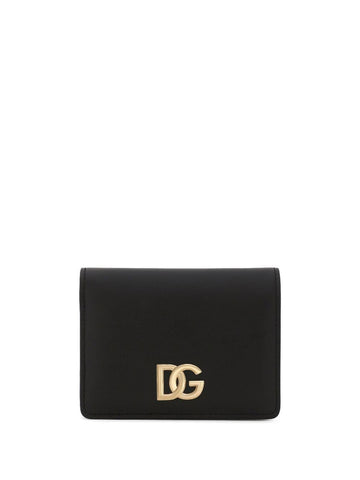 Dolce & Gabbana Women Bi-Fold Wallet With Logo Plaque