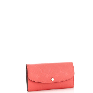Louis Vuitton Emilie Wallet Monogram Empreinte Leather