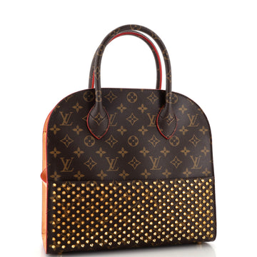 Louis Vuitton x Christian Louboutin Shopping Bag Calf Hair and Monogram Canvas