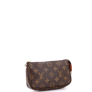Louis Vuitton Petit Bucket Zip Pouch Monogram Canvas