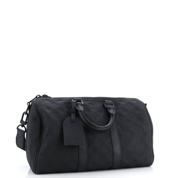 Louis Vuitton Keepall Bandouliere Bag Monogram Taurillon Leather 35