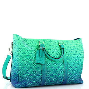 Louis Vuitton Keepall Tote Limited Edition Illusion Monogram Taurillon Leather