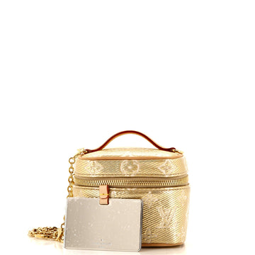 Louis Vuitton Vanity Case Monoglam Jacquard Canvas Micro