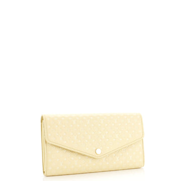 Louis Vuitton Sarah Wallet NM Nanogram Embossed Leather