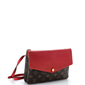 Louis Vuitton Twice Handbag Monogram Canvas
