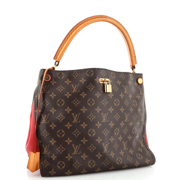 Louis Vuitton Gaia Handbag Monogram Canvas