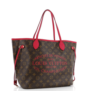 Louis Vuitton Neverfull Tote Limited Edition Ikat Monogram Canvas MM