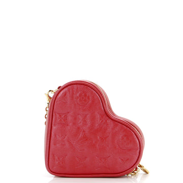 Louis Vuitton Coeur Heart on Chain Bag Monogram Embossed Lambskin