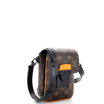 Louis Vuitton S Lock Vertical Wearable Wallet Macassar Monogram Canvas
