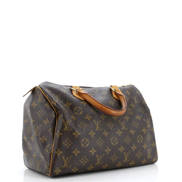 Louis Vuitton Speedy Handbag Monogram Canvas 30