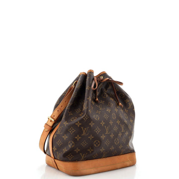 Louis Vuitton Noe Handbag Monogram Canvas Large