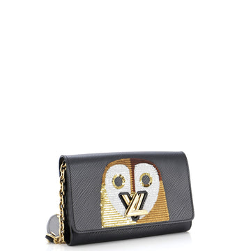 Louis Vuitton Twist Chain Wallet Epi Leather with Sequins