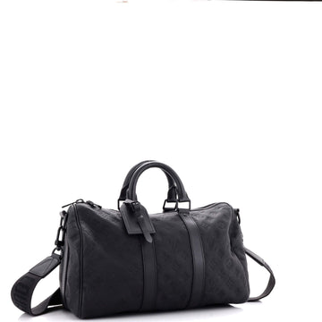 Louis Vuitton Keepall Bandouliere Bag Monogram Taurillon Leather 35