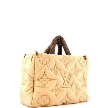 Louis Vuitton Pillow OnTheGo Tote Monogram Quilted Econyl Nylon GM