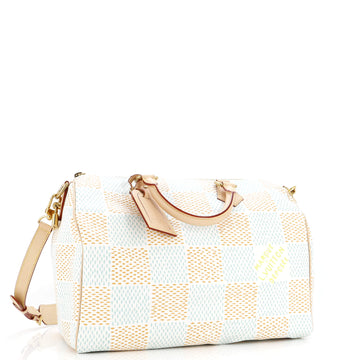 Louis Vuitton Speedy Bandouliere Bag Limited Edition Damier Heritage Canvas 40