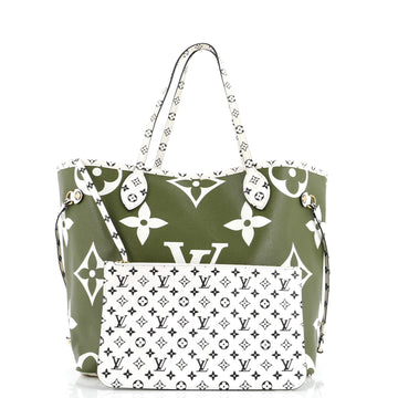 Louis Vuitton Neverfull NM Tote Limited Edition Colored Monogram Giant MM