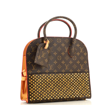 Louis Vuitton x Christian Louboutin Shopping Bag Calf Hair and Monogram Canvas
