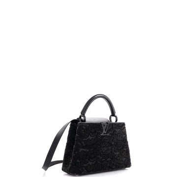 Louis Vuitton Capucines Bag Embroidered Velvet BB