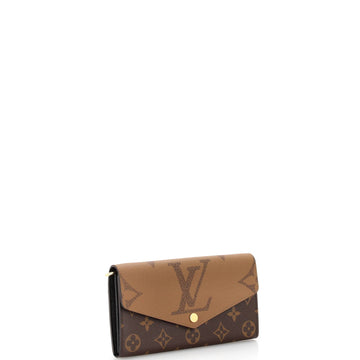 Louis Vuitton Sarah Wallet NM Reverse Monogram Giant and Monogram Canvas