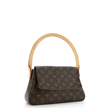 Louis Vuitton Looping Handbag Monogram Canvas Mini
