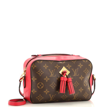 Louis Vuitton Saintonge Handbag Monogram Canvas with Leather