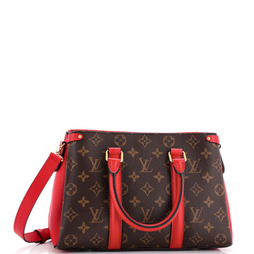 Louis Vuitton Soufflot Tote Monogram Canvas with Leather BB
