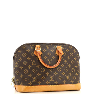 Louis Vuitton Alma Handbag Monogram Canvas PM