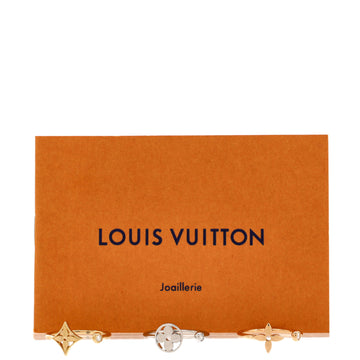 Louis Vuitton Idylle Blossom Ring Set 18K Tricolor Gold with Diamonds