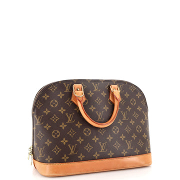 Louis Vuitton Alma Handbag Monogram Canvas PM