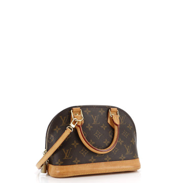 Louis Vuitton Alma Handbag Monogram Canvas BB