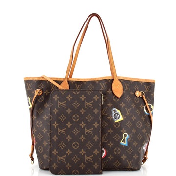 Louis Vuitton Neverfull NM Tote Limited Edition Love Lock Monogram Canvas MM