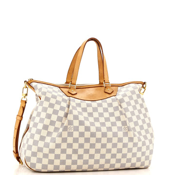 Louis Vuitton Siracusa Handbag Damier MM