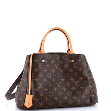 Louis Vuitton Montaigne Handbag Monogram Canvas MM