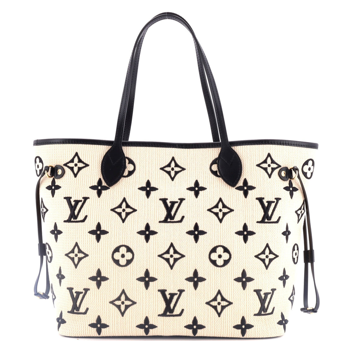 Louis Vuitton Neverfull NM Tote By The Pool Monogram Raffia MM