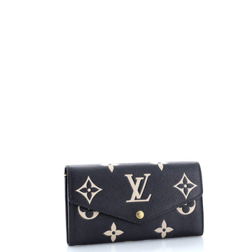 Louis Vuitton Sarah Wallet NM Bicolor Monogram Empreinte Giant