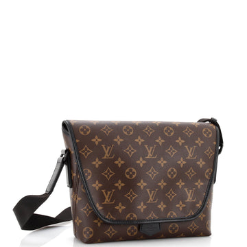 Louis Vuitton Magnetic Messenger Bag Macassar Monogram Canvas