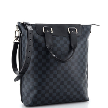Louis Vuitton Cabas Sac Jour Satchel Damier Cobalt