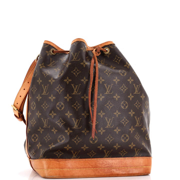 Louis Vuitton Noe Handbag Monogram Canvas Large
