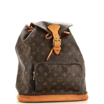 Louis Vuitton Vintage Montsouris Backpack Monogram Canvas GM