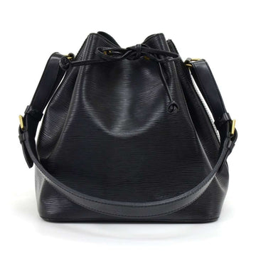 Louis Vuitto Petit Noe Black Epi Leather Bag