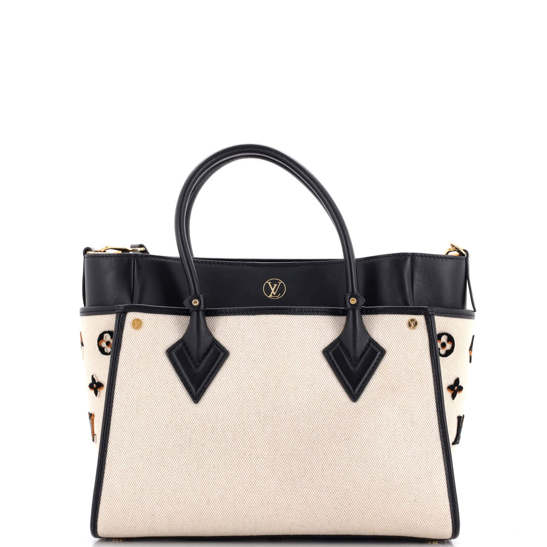 Louis Vuitton On My Side Tote Monogram Tufted Canvas MM